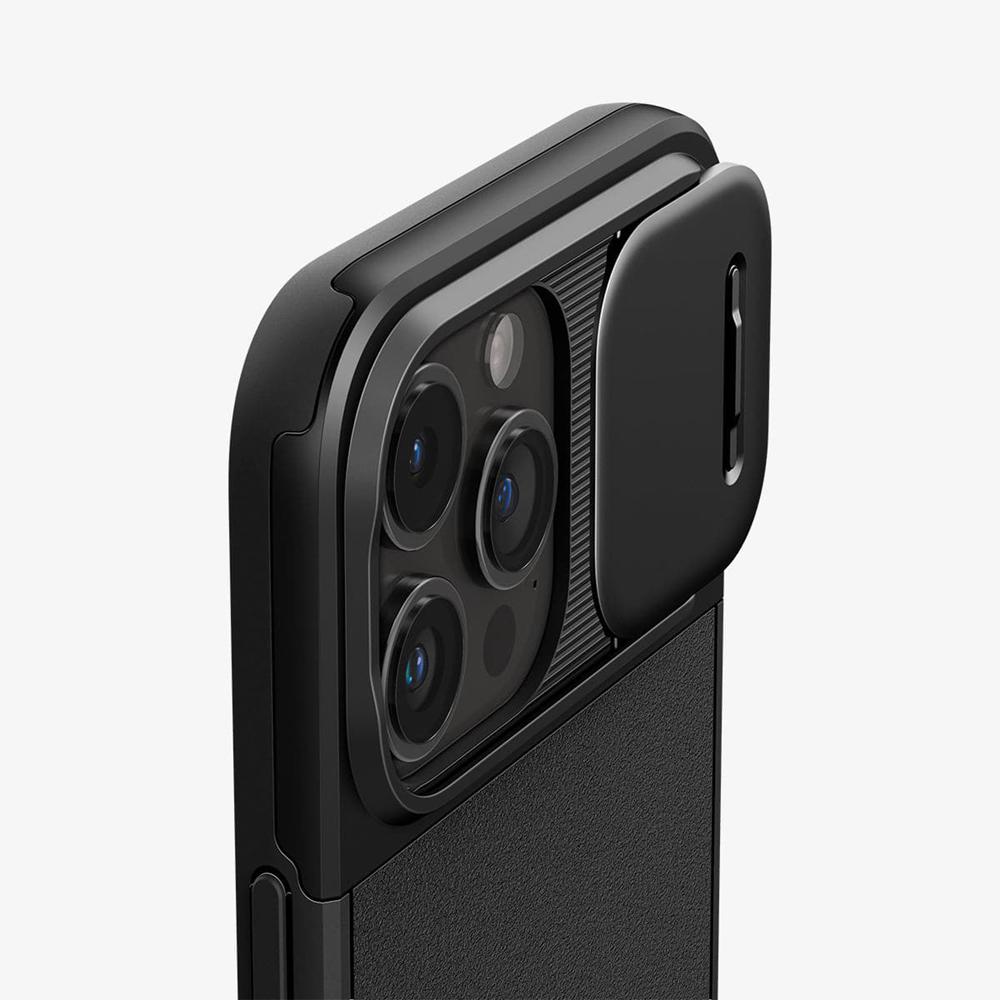 Spigen Optik Armor (MagFit) Iphone 15 Pro Max Case Black | AFXD-60825