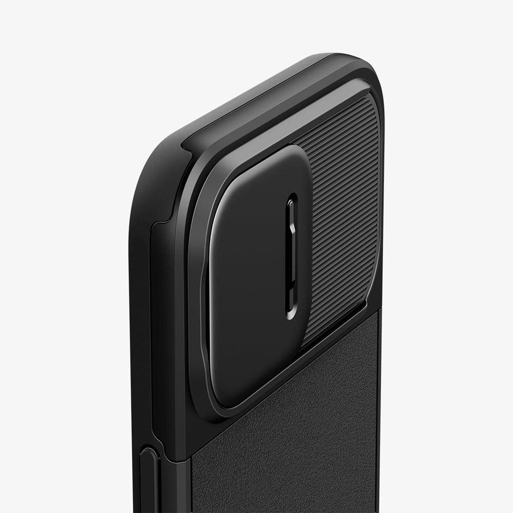 Spigen Optik Armor (MagFit) Iphone 15 Pro Max Case Black | AFXD-60825