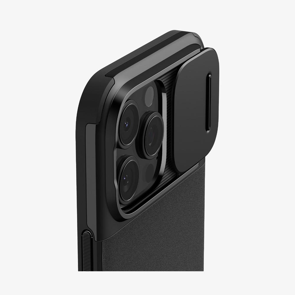 Spigen Optik Armor (MagFit) Iphone 16 Pro Max Case Black | WOQG-19042