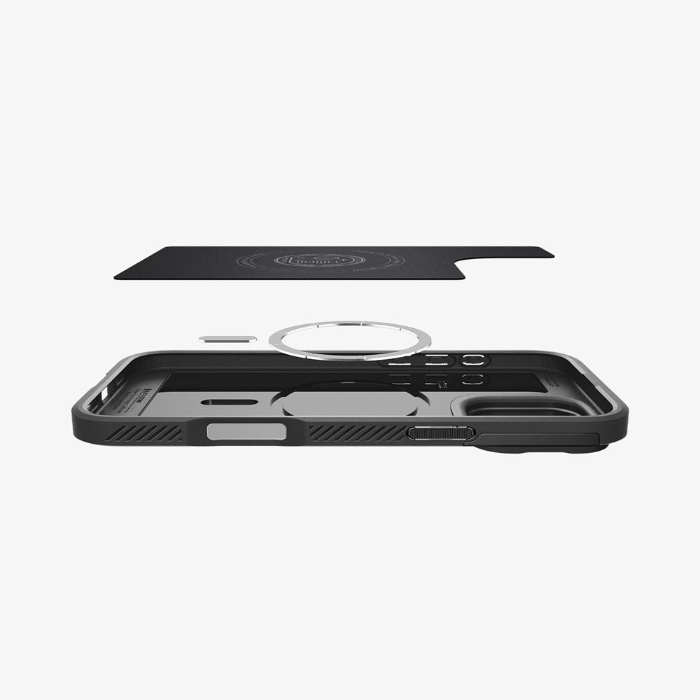 Spigen Optik Armor (MagFit) Iphone 16 Pro Max Case Black | WOQG-19042