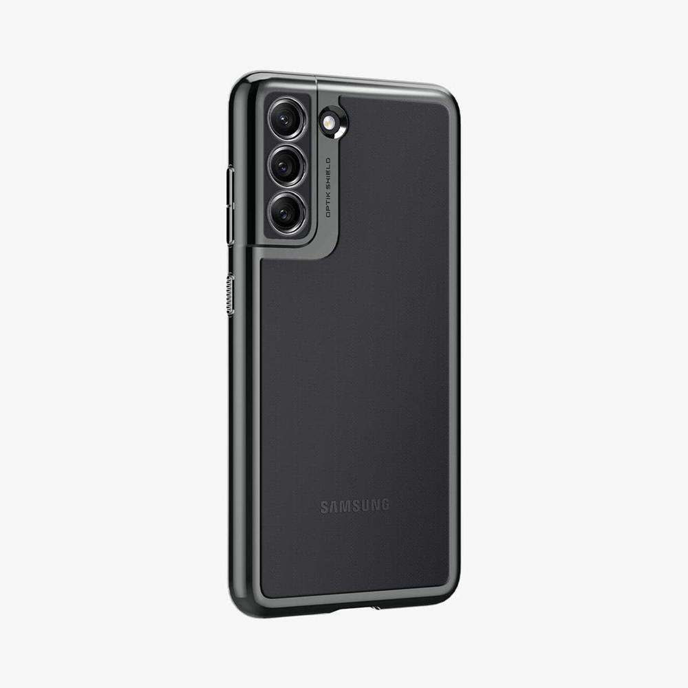 Spigen Optik Crystal Galaxy S21 Fe Case Chrome Gray | KZQG-91265