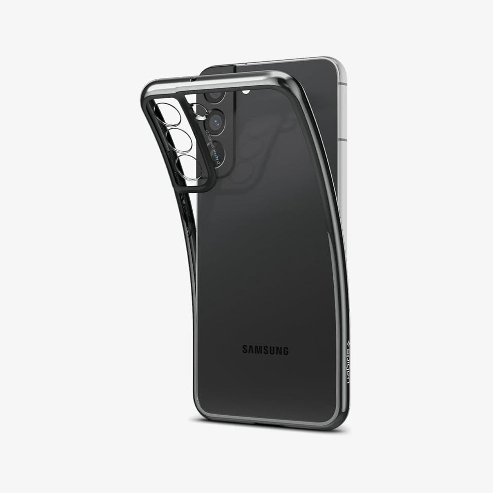 Spigen Optik Crystal Galaxy S22 Plus Case Chrome Gray | TMIG-10534