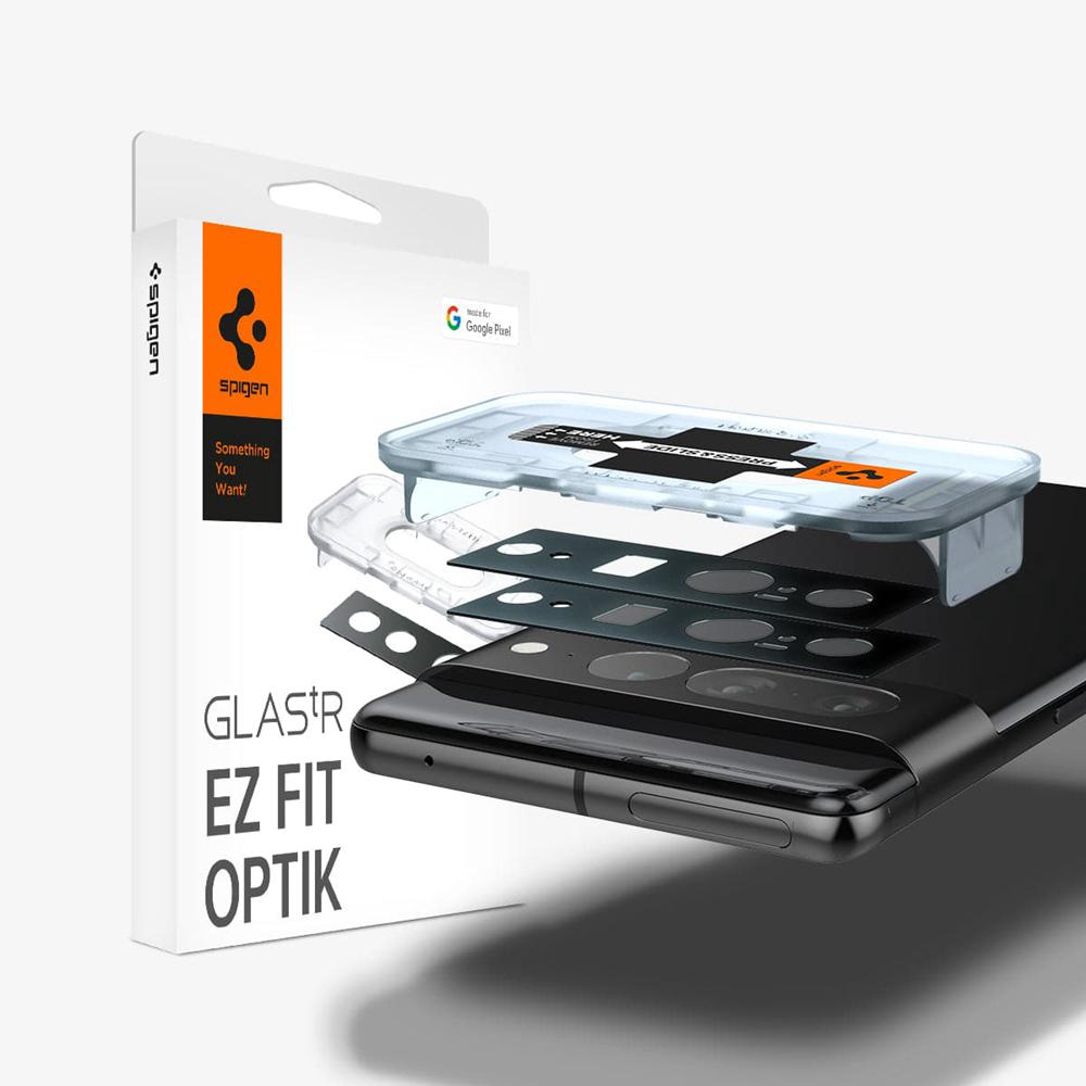 Spigen Optik EZ Fit Pixel 7 Pro Lens Protector Black | CABY-82017