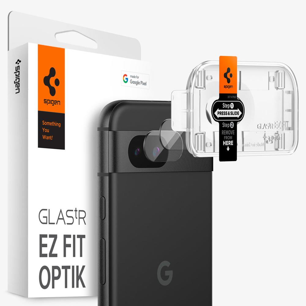 Spigen Optik EZ Fit Pixel 8A Lens Protector Crystal Clear | BYHE-65183