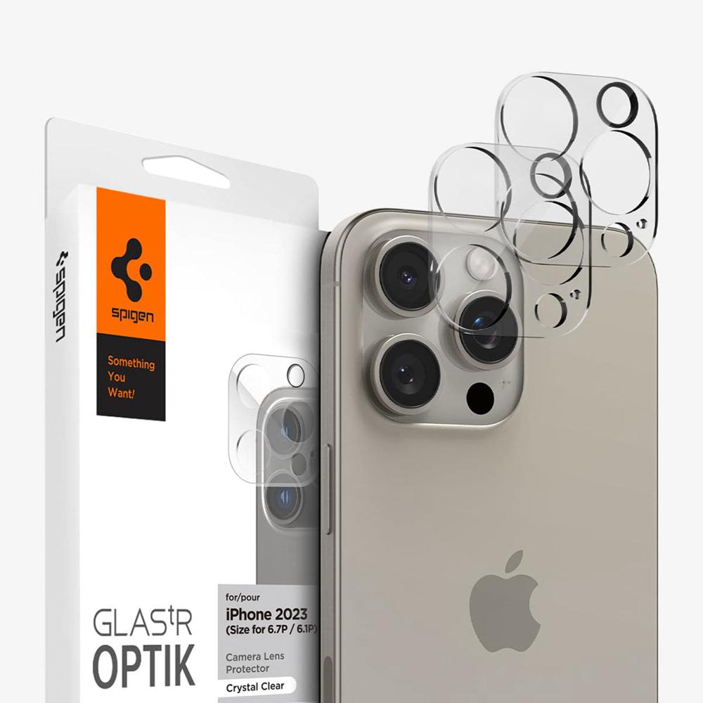 Spigen Optik Iphone 15 Pro Lens Protector Crystal Clear | XLIZ-49531