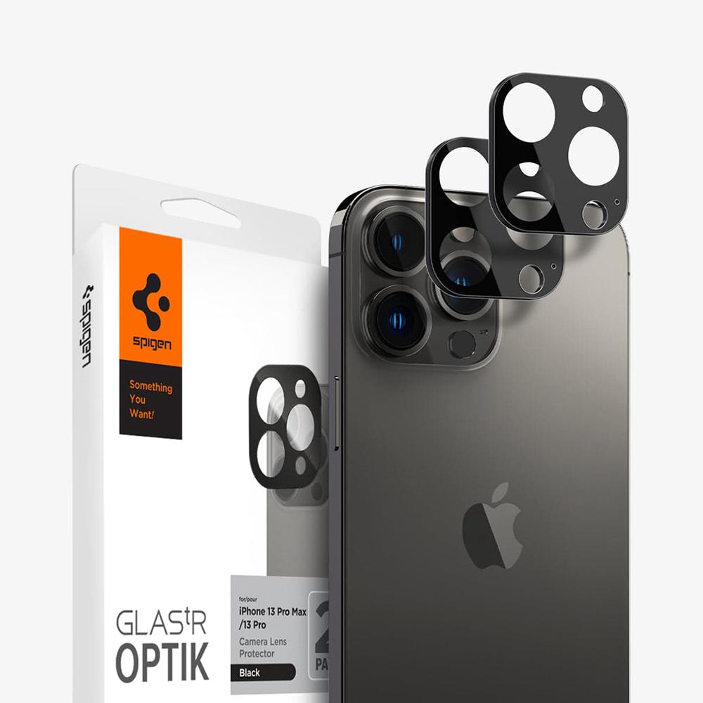 Spigen Optik Lens Protector Iphone 13 Pro Max Lens Protector Black | UWKN-41290