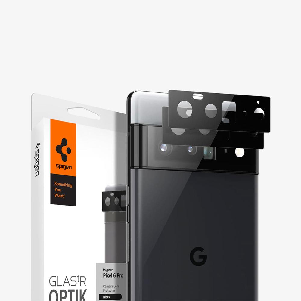 Spigen Optik Pixel 6 Pro Lens Protector Black | SQGJ-62895