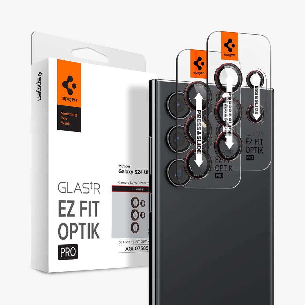 Spigen Optik Pro EZ Fit Galaxy S24 Ultra Lens Protector L-Series | KEMI-69587