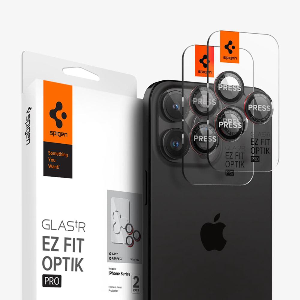 Spigen Optik Pro EZ Fit Iphone 15 Pro Lens Protector L-Series | HDWV-52731