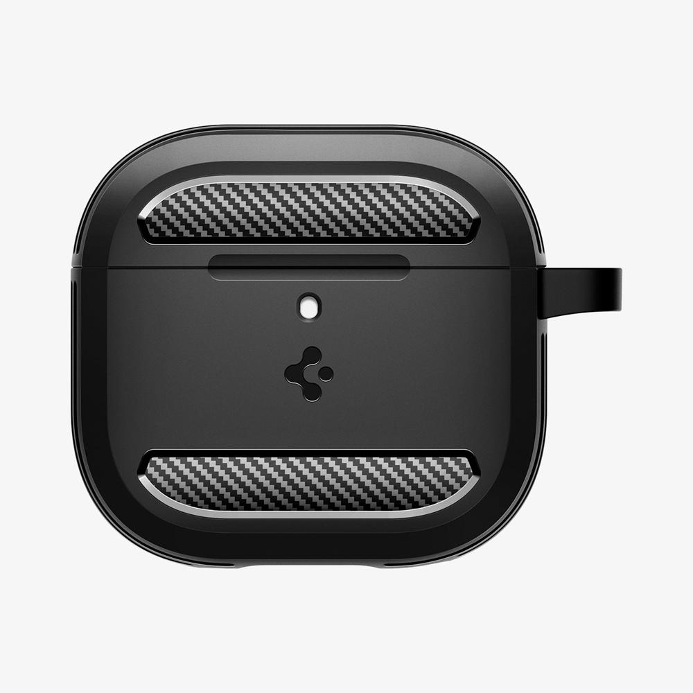 Spigen Rugged Armor Airpods 4 Case Matte Black | YAGW-89512