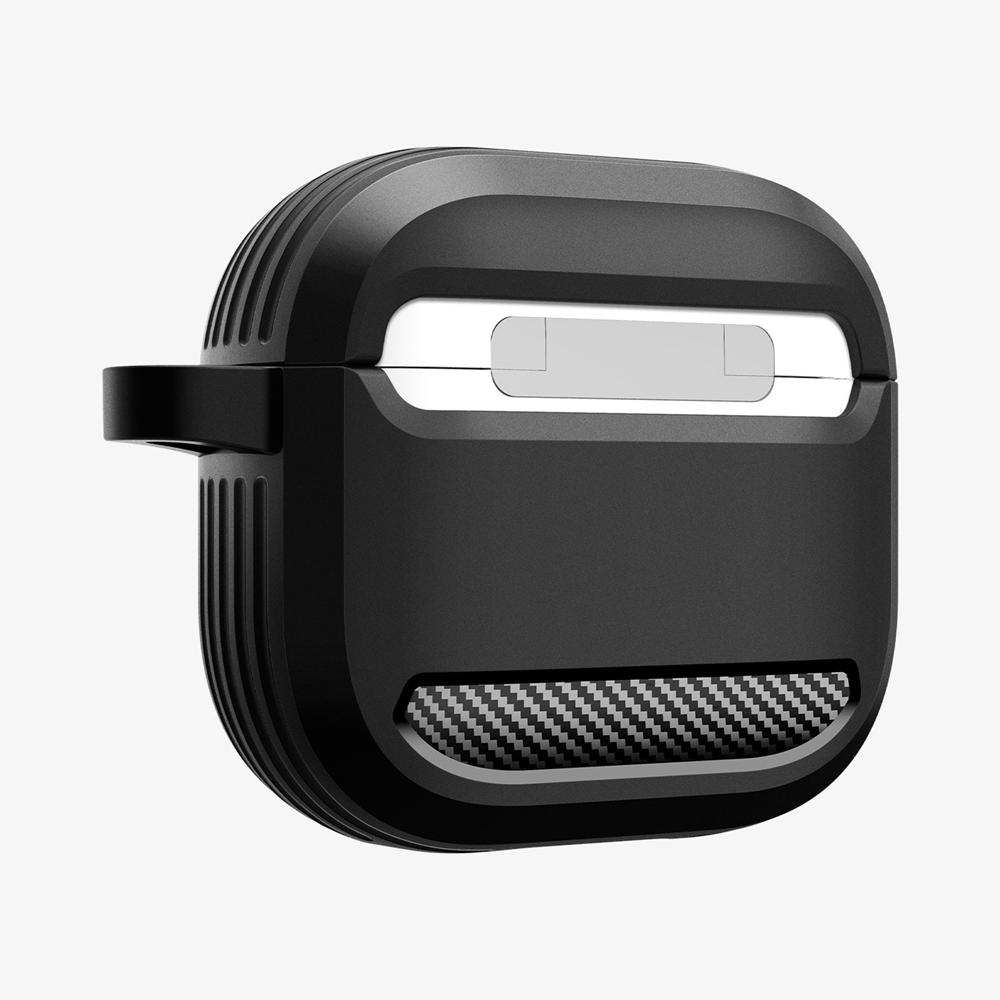 Spigen Rugged Armor Airpods 4 Case Matte Black | YAGW-89512