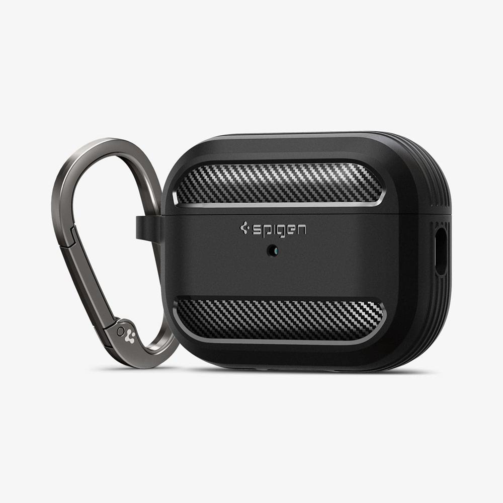 Spigen Rugged Armor Airpods Pro 2 Case Matte Black | EFMD-65197