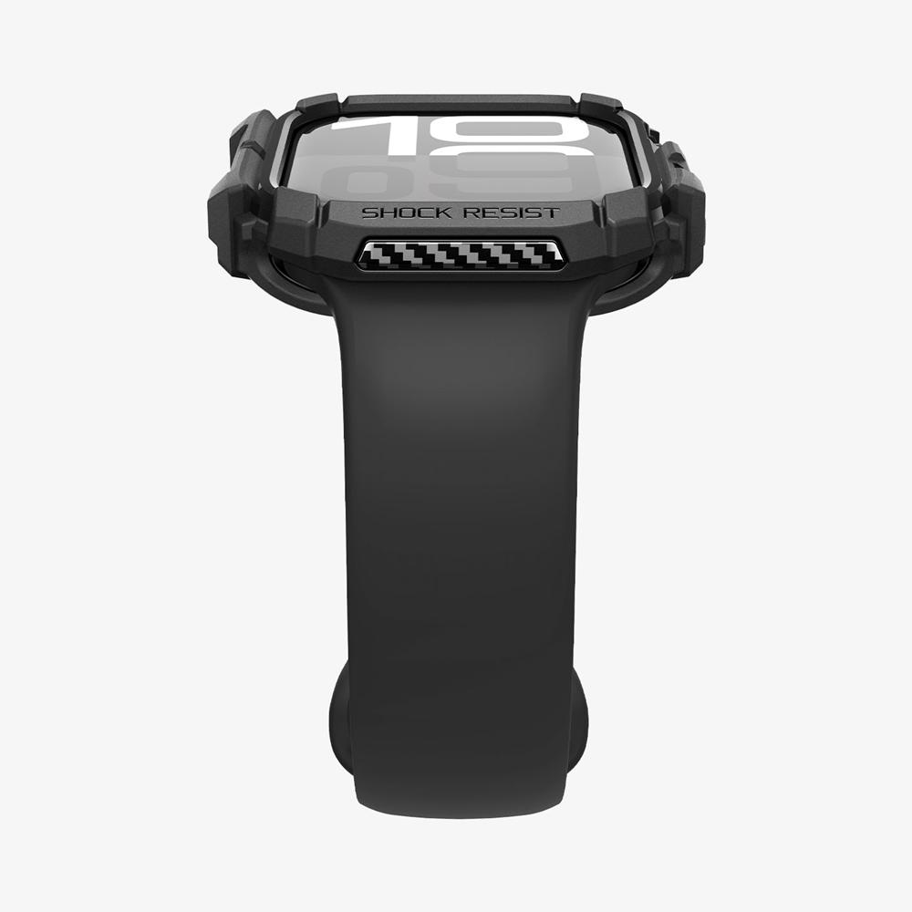 Spigen Rugged Armor Apple Watch 10 (46Mm) Case Matte Black | EZMV-38720