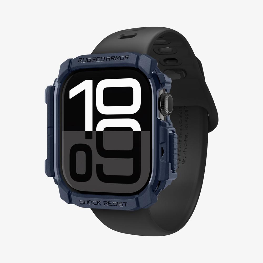 Spigen Rugged Armor Apple Watch 10 (46Mm) Case Navy Blue | OSPU-43281