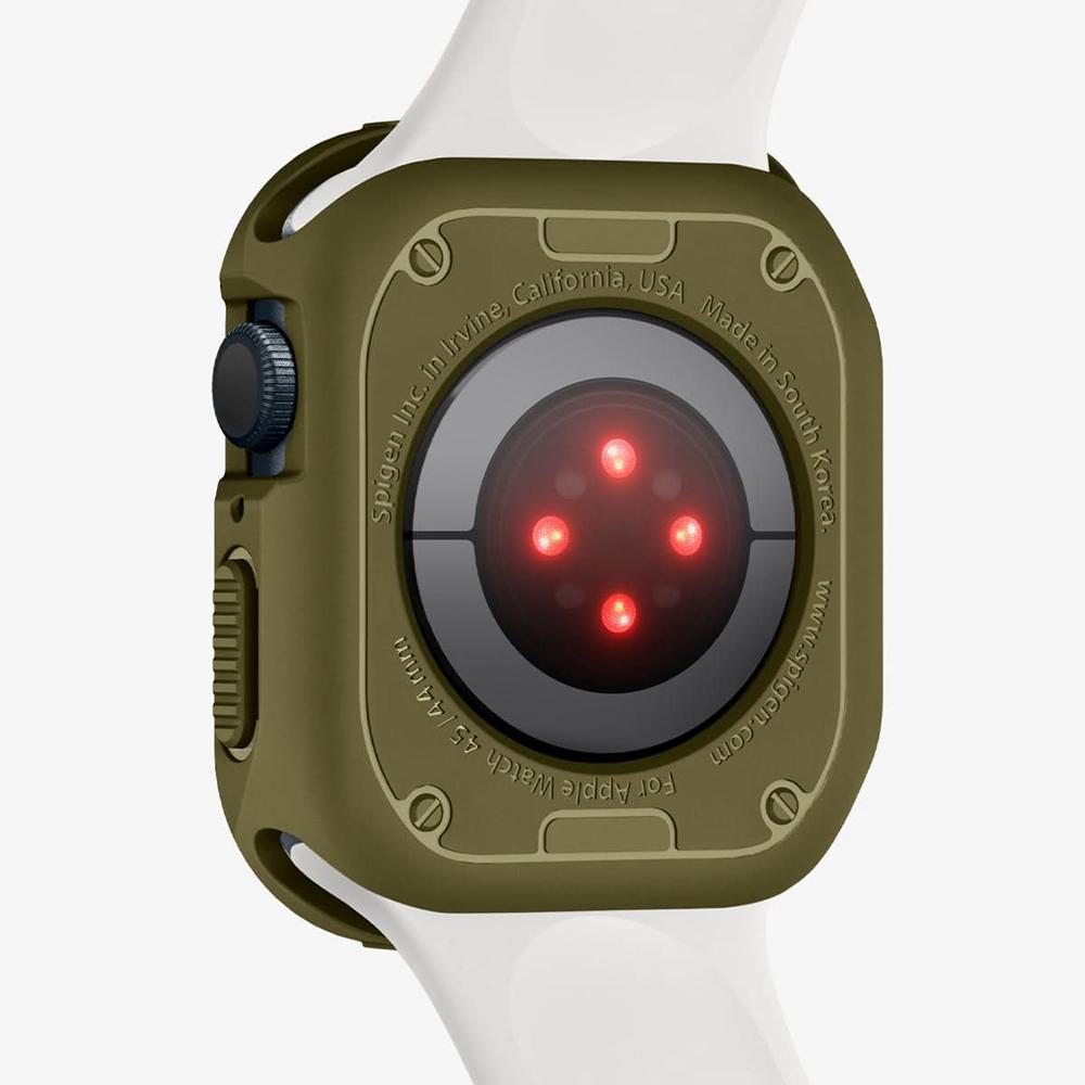 Spigen Rugged Armor Apple Watch (45Mm) Case Olive Green | FEPL-54872