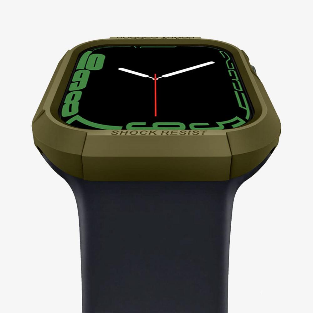 Spigen Rugged Armor Apple Watch (45Mm) Case Olive Green | FEPL-54872