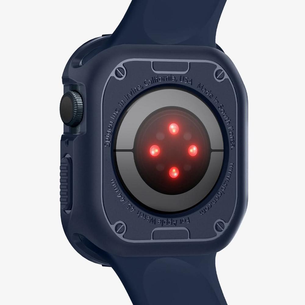 Spigen Rugged Armor Apple Watch (45Mm) Case Navy Blue | WGTV-14092