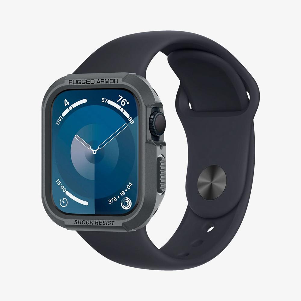 Spigen Rugged Armor Apple Watch (45Mm) Case Dark Gray | SFUG-36794