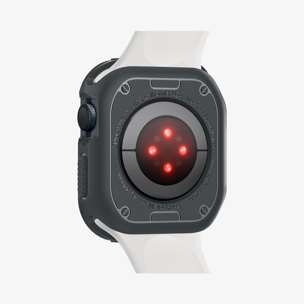 Spigen Rugged Armor Apple Watch (45Mm) Case Dark Gray | SFUG-36794