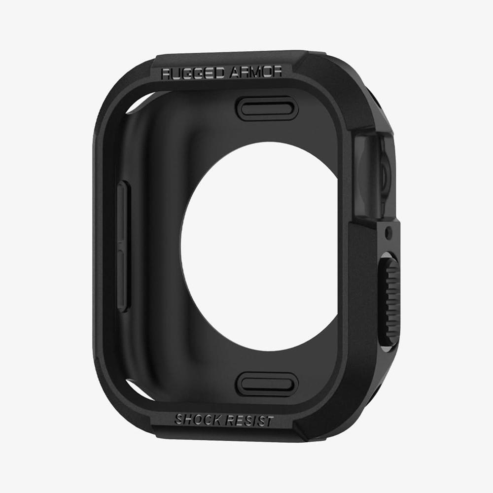 Spigen Rugged Armor Apple Watch (45Mm) Case Black | AVDF-82406