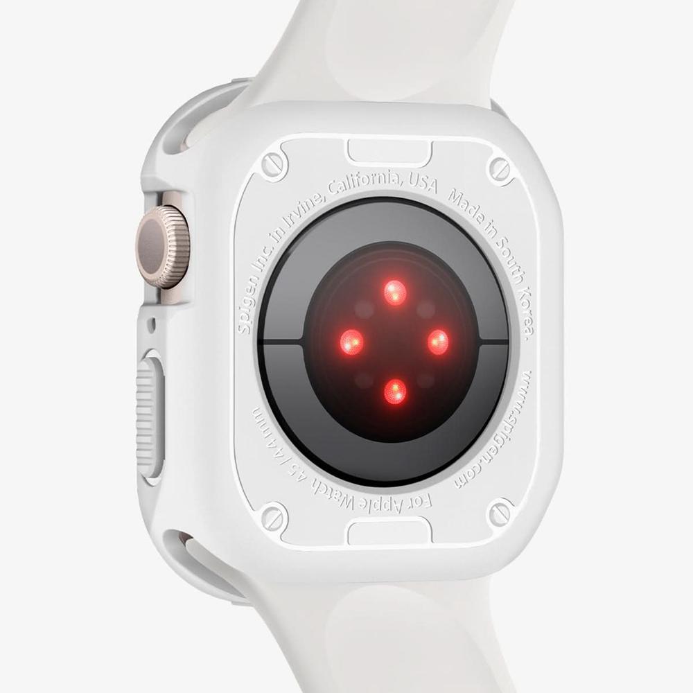 Spigen Rugged Armor Apple Watch (45Mm) Case White | MSDI-51679