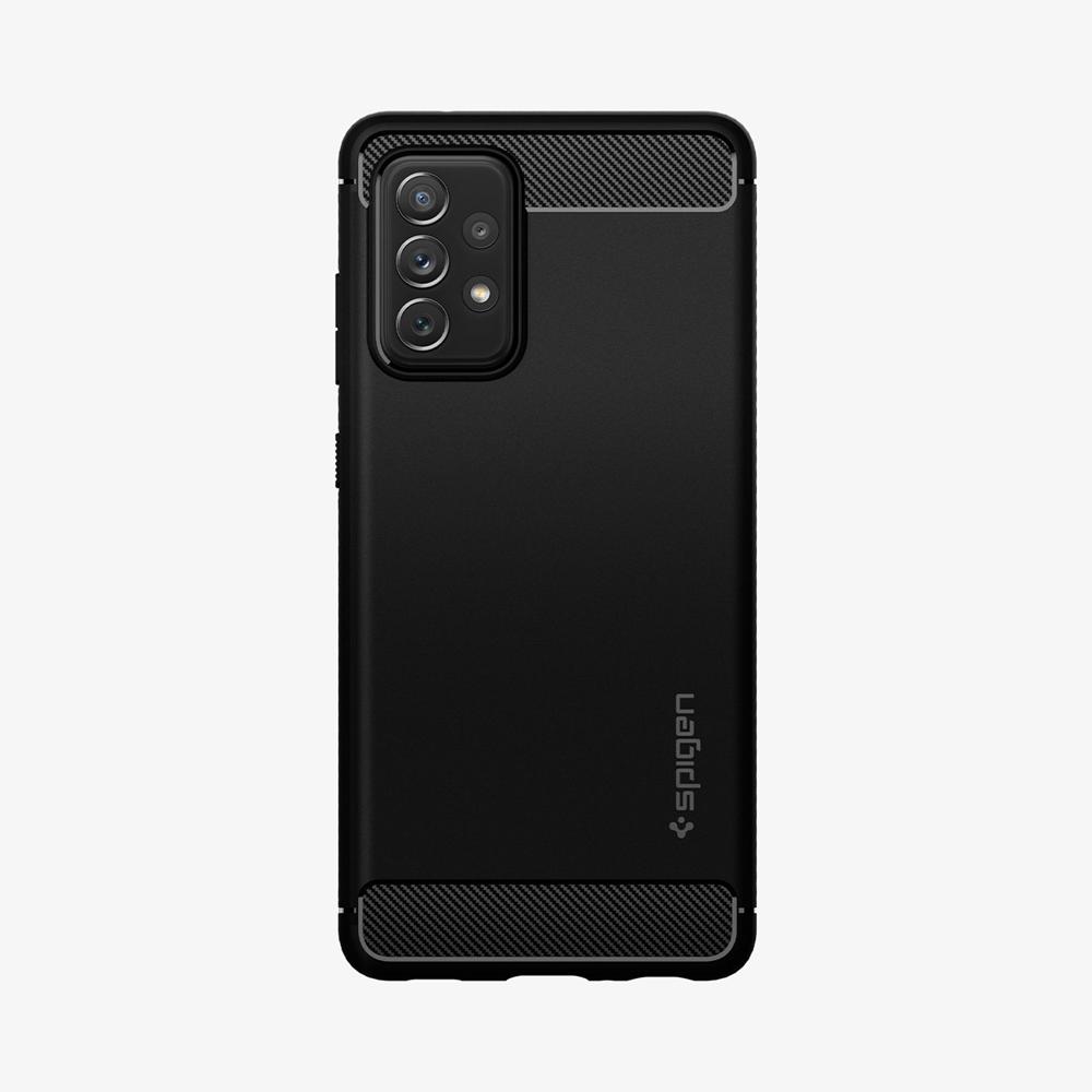 Spigen Rugged Armor Galaxy A72 Case Matte Black | BRSM-04392