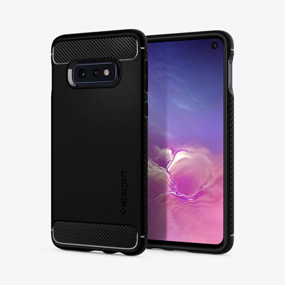 Spigen Rugged Armor Galaxy S10e Case Matte Black | JONV-79024