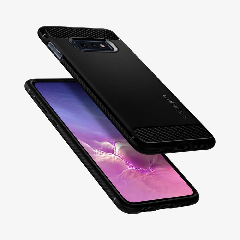 Spigen Rugged Armor Galaxy S10e Case Matte Black | JONV-79024