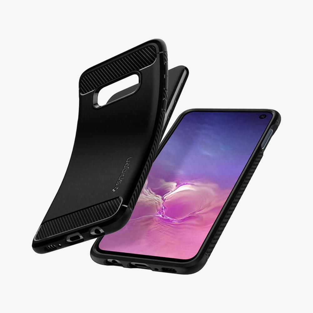 Spigen Rugged Armor Galaxy S10e Case Matte Black | JONV-79024