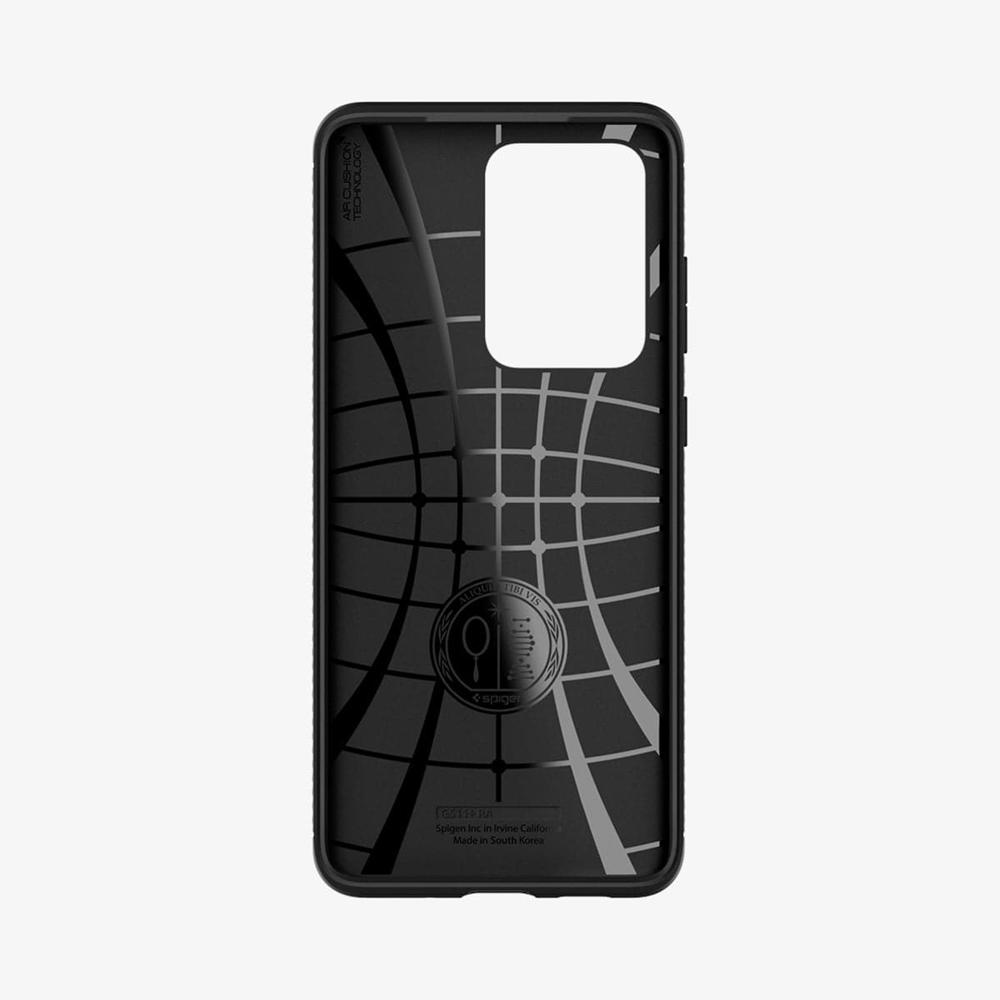 Spigen Rugged Armor Galaxy S20 Ultra Case Matte Black | NMSH-89430