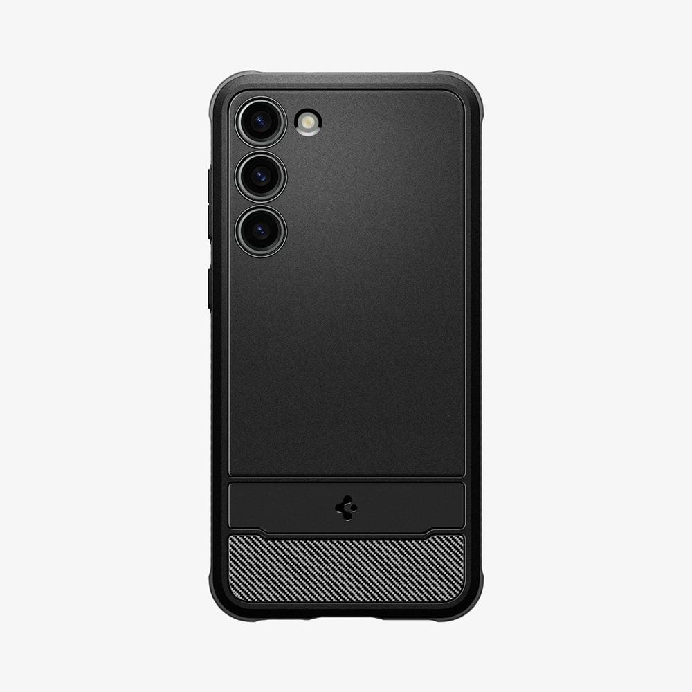 Spigen Rugged Armor Galaxy S23 Case Matte Black | ECWM-49862