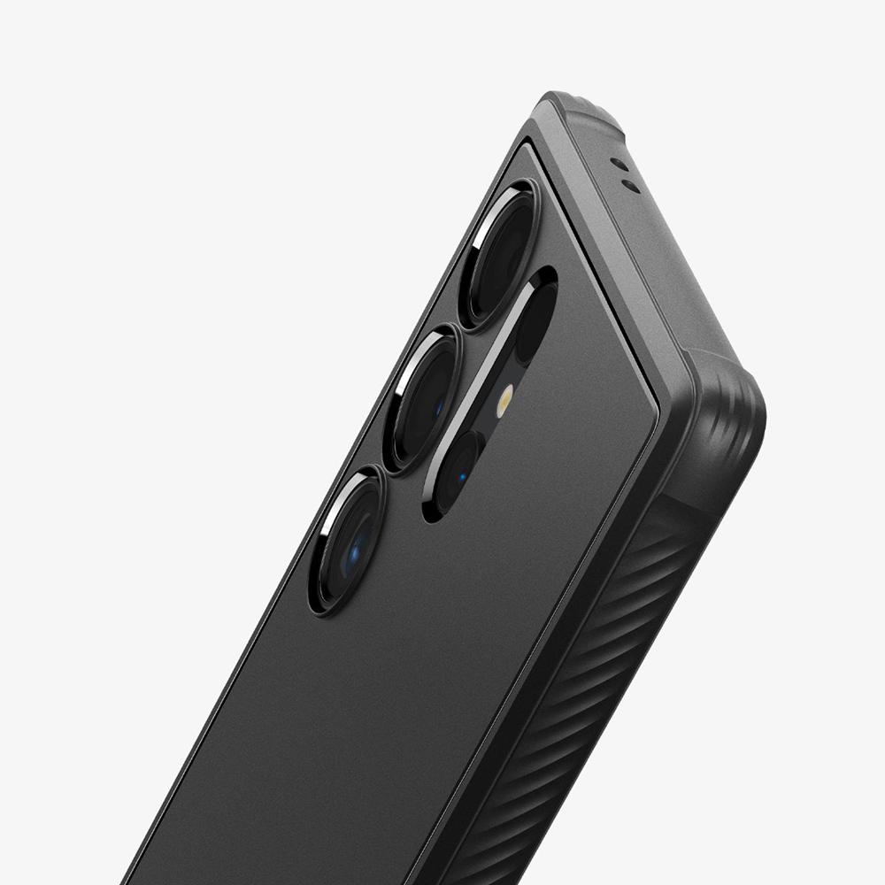 Spigen Rugged Armor Galaxy S24 Ultra Case Matte Black | FPMQ-92084