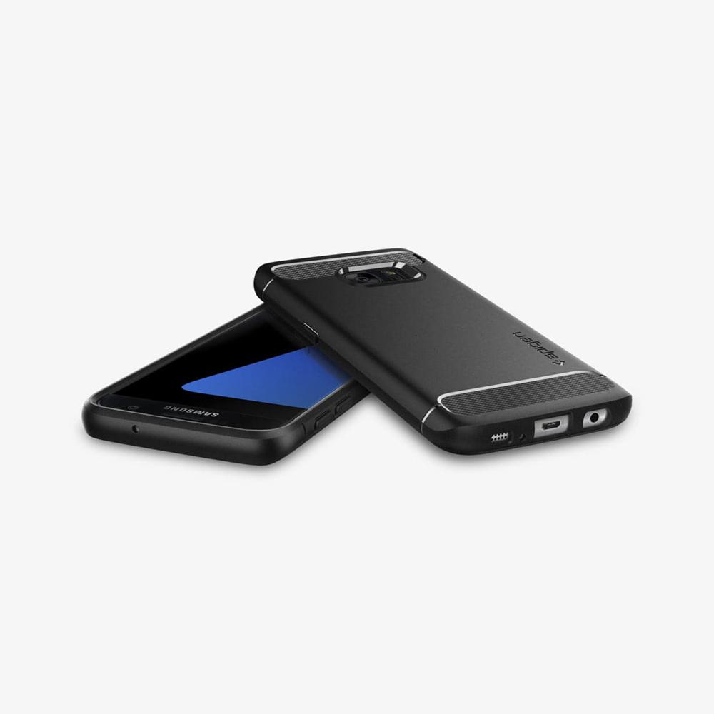 Spigen Rugged Armor Galaxy S7 Case Black | XQDZ-53678