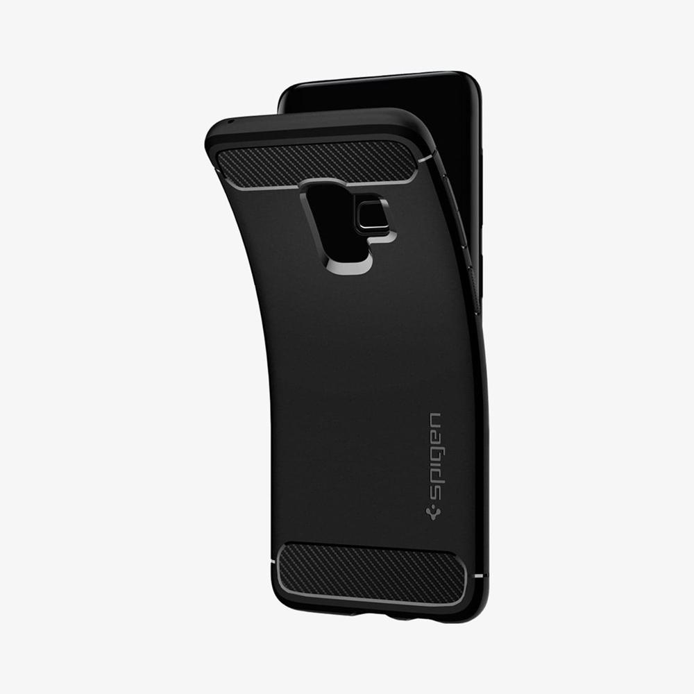 Spigen Rugged Armor Galaxy S9 Case Matte Black | IZXS-10257