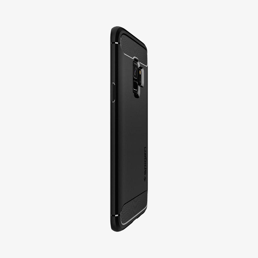 Spigen Rugged Armor Galaxy S9 Case Matte Black | IZXS-10257