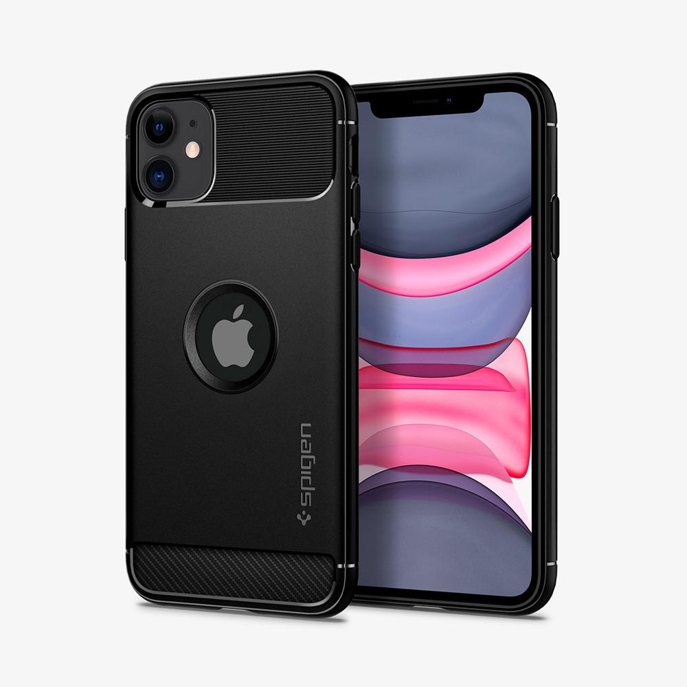 Spigen Rugged Armor Iphone 11 Case Matte Black | JDSL-79148