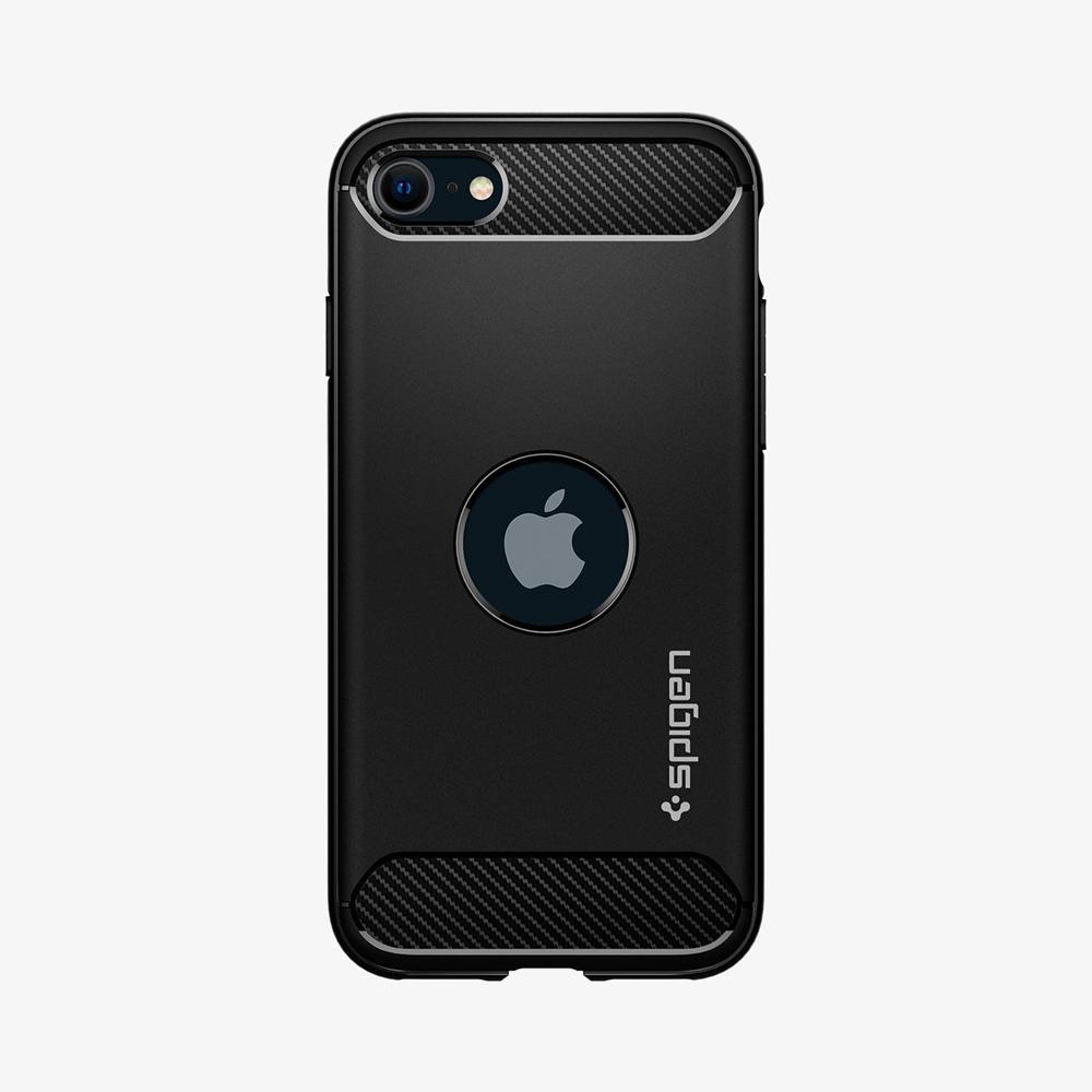 Spigen Rugged Armor Iphone Se (3Rd Gen) Case Matte Black | ABHE-68310