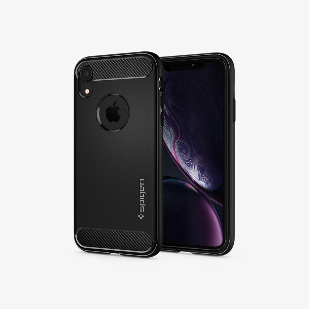 Spigen Rugged Armor Iphone Xr Case Matte Black | XLYN-79358