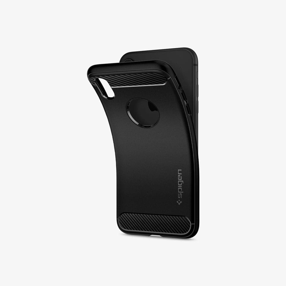 Spigen Rugged Armor Iphone Xr Case Matte Black | XLYN-79358