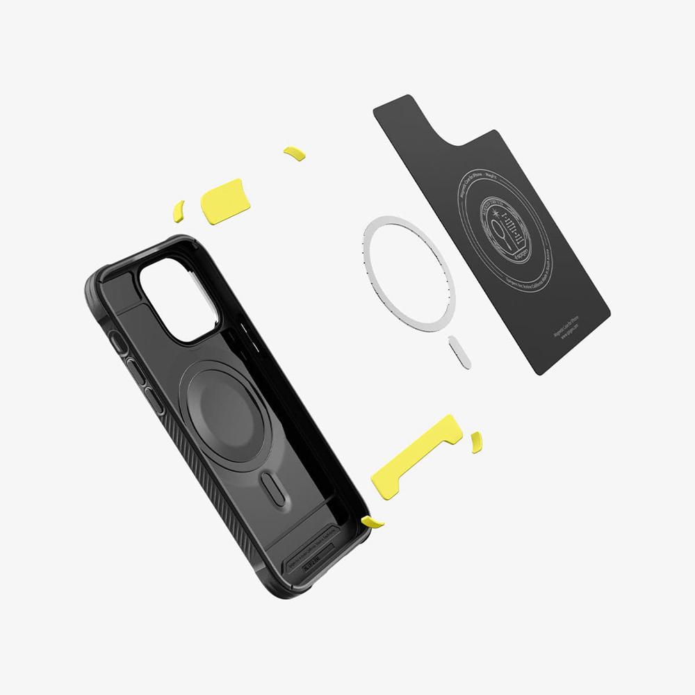 Spigen Rugged Armor (MagFit) Iphone 14 Pro Max Case Matte Black | RGET-74953