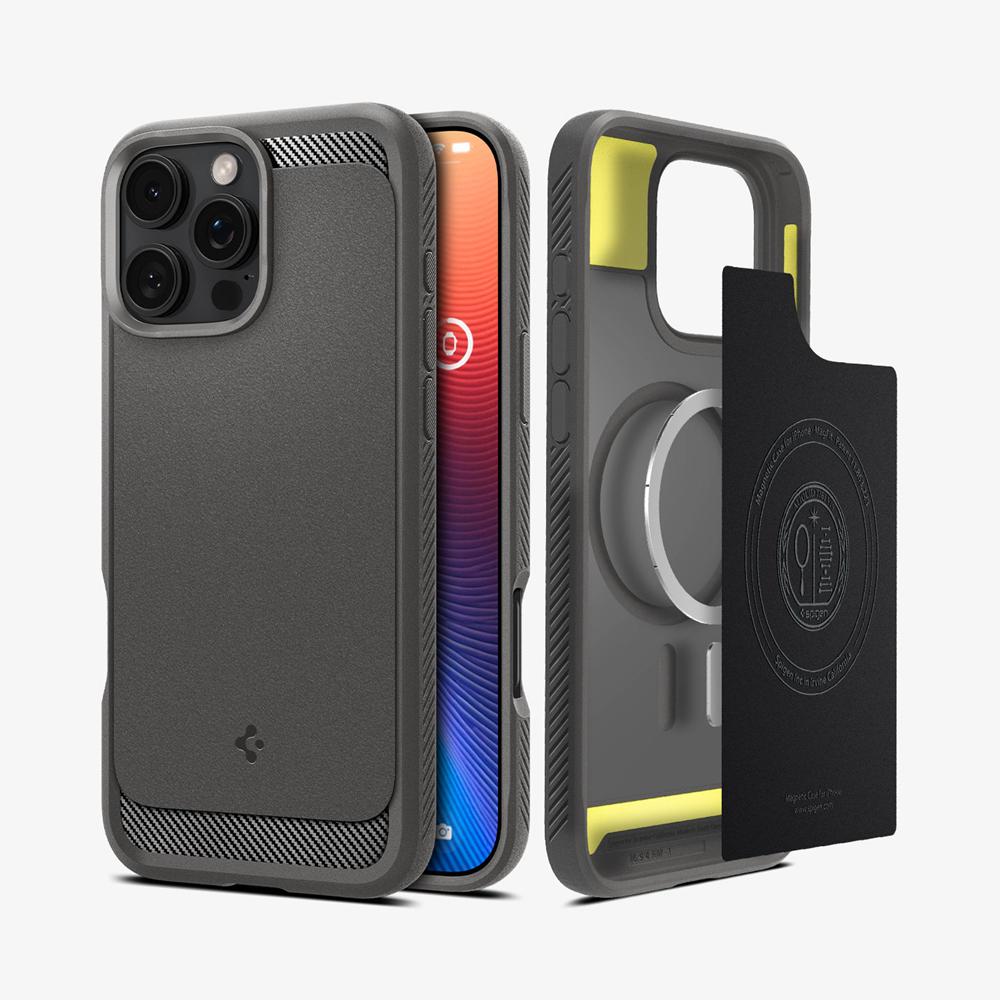 Spigen Rugged Armor (MagFit) Iphone 16 Pro Max Case Gray | DYSZ-50764