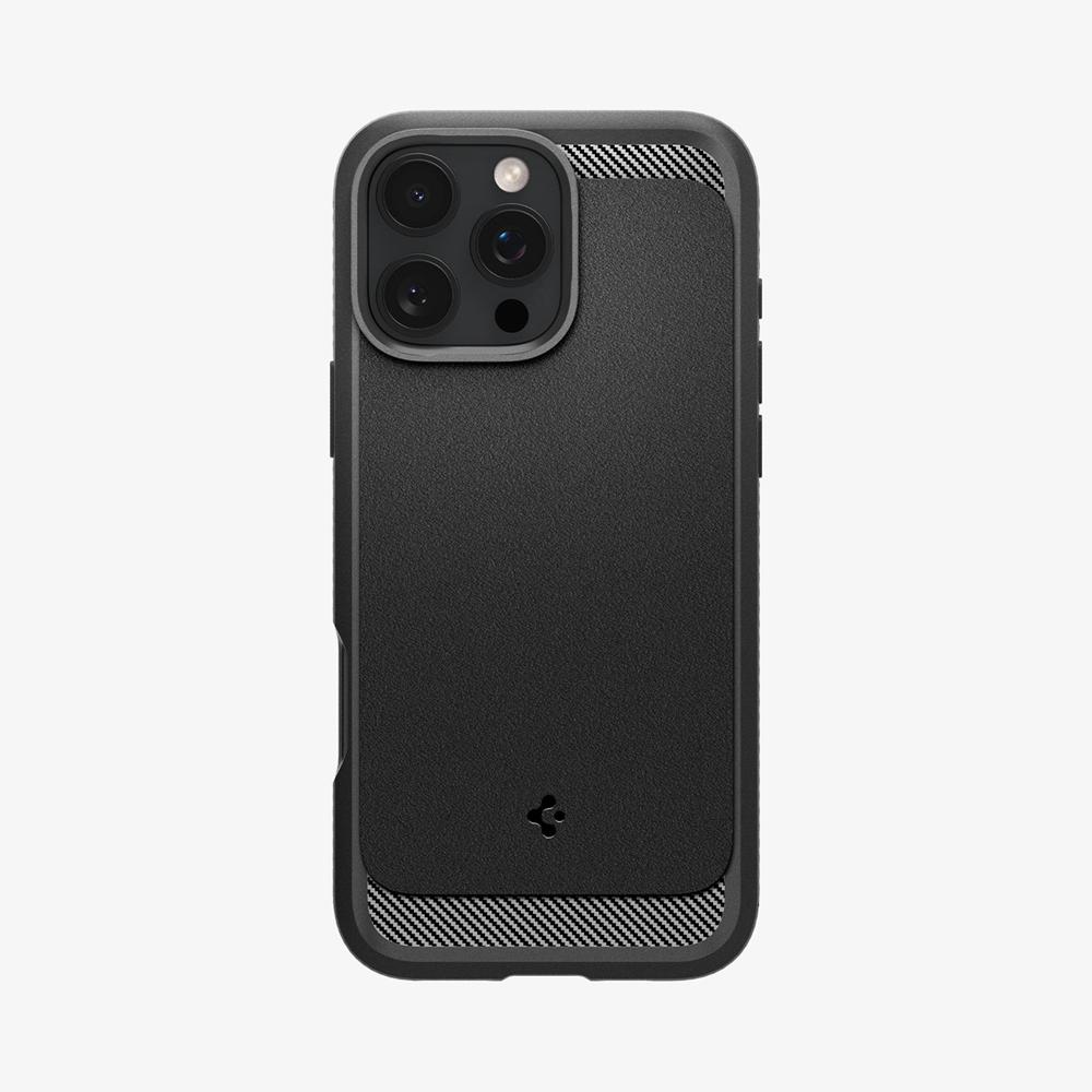 Spigen Rugged Armor (MagFit) Iphone 16 Pro Case Matte Black | HKYA-19075