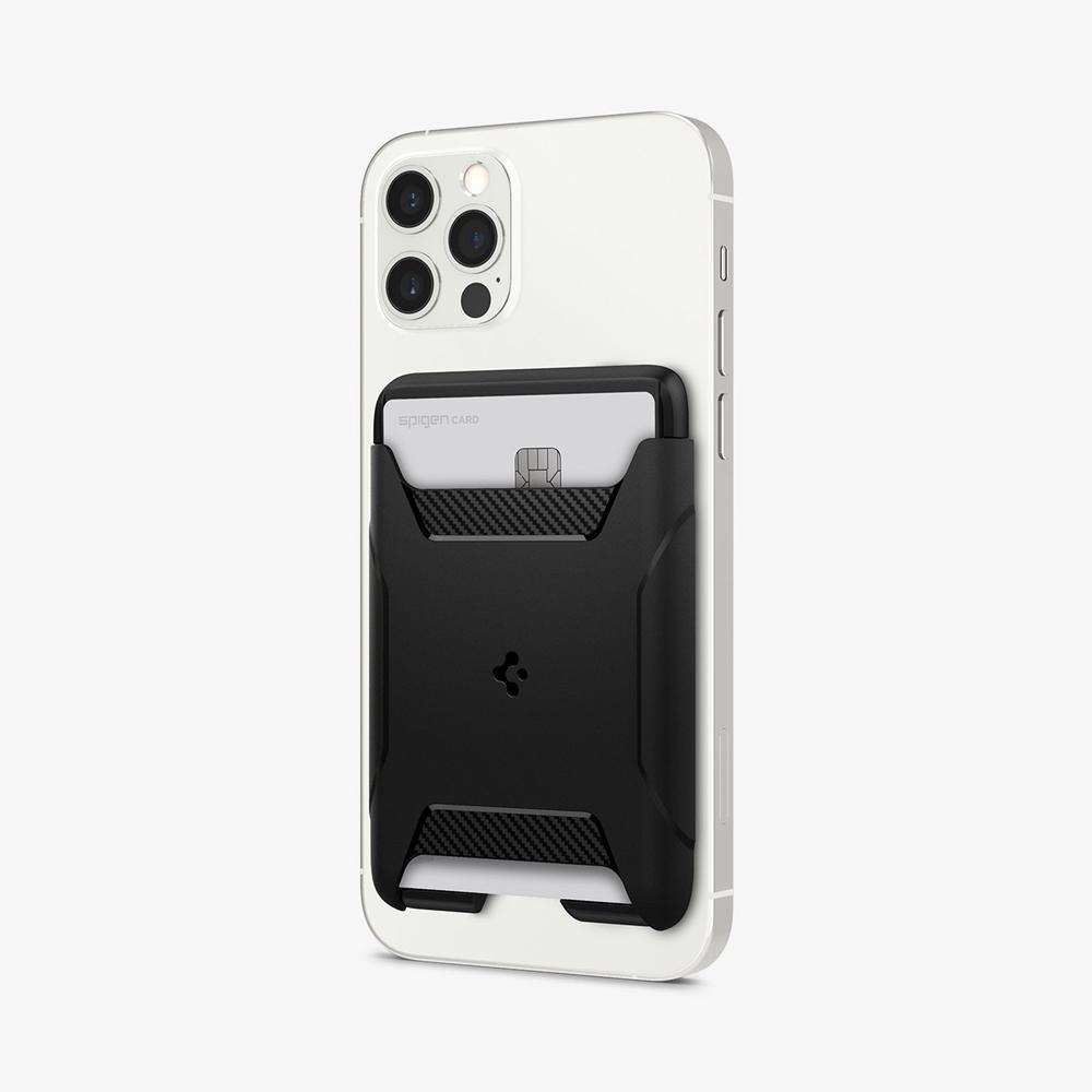 Spigen Rugged Armor (MagFit) Magsafe Card Holder Black | PBSN-42937