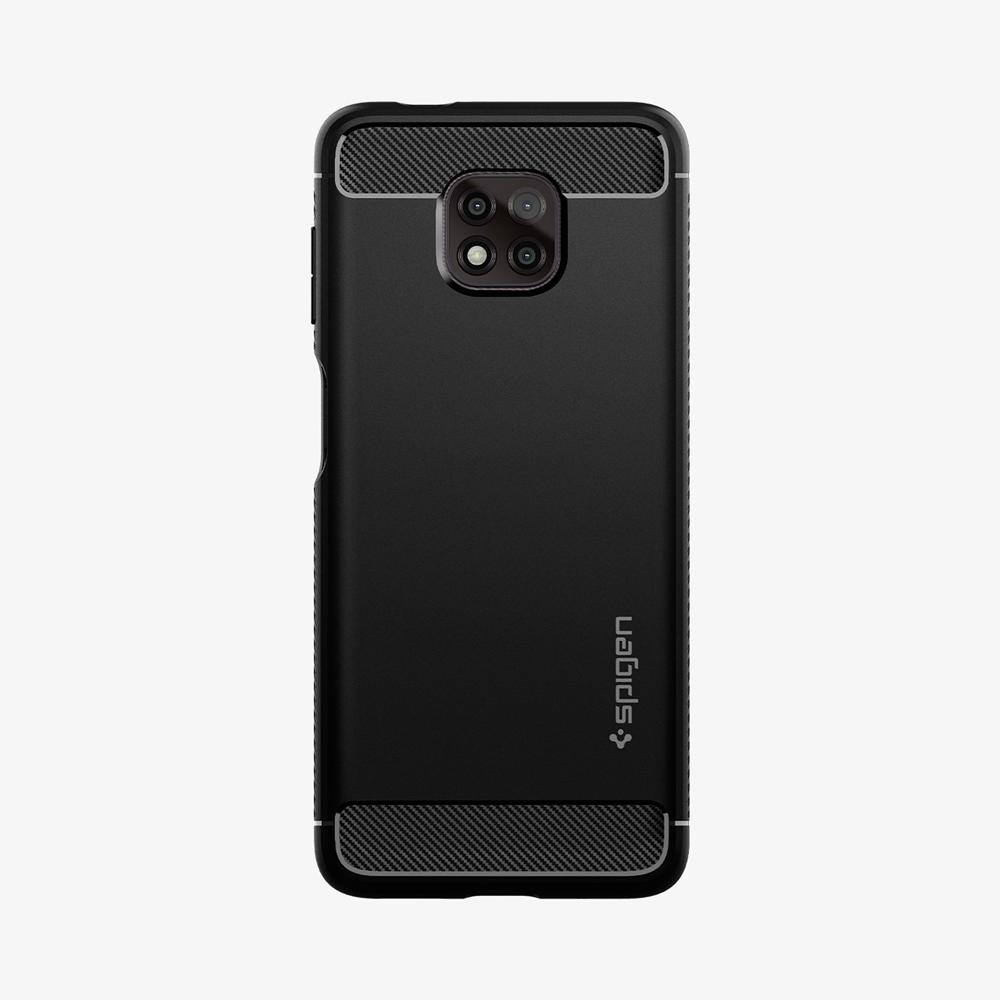 Spigen Rugged Armor Moto G Power (2021) Case Matte Black | UOJZ-91256