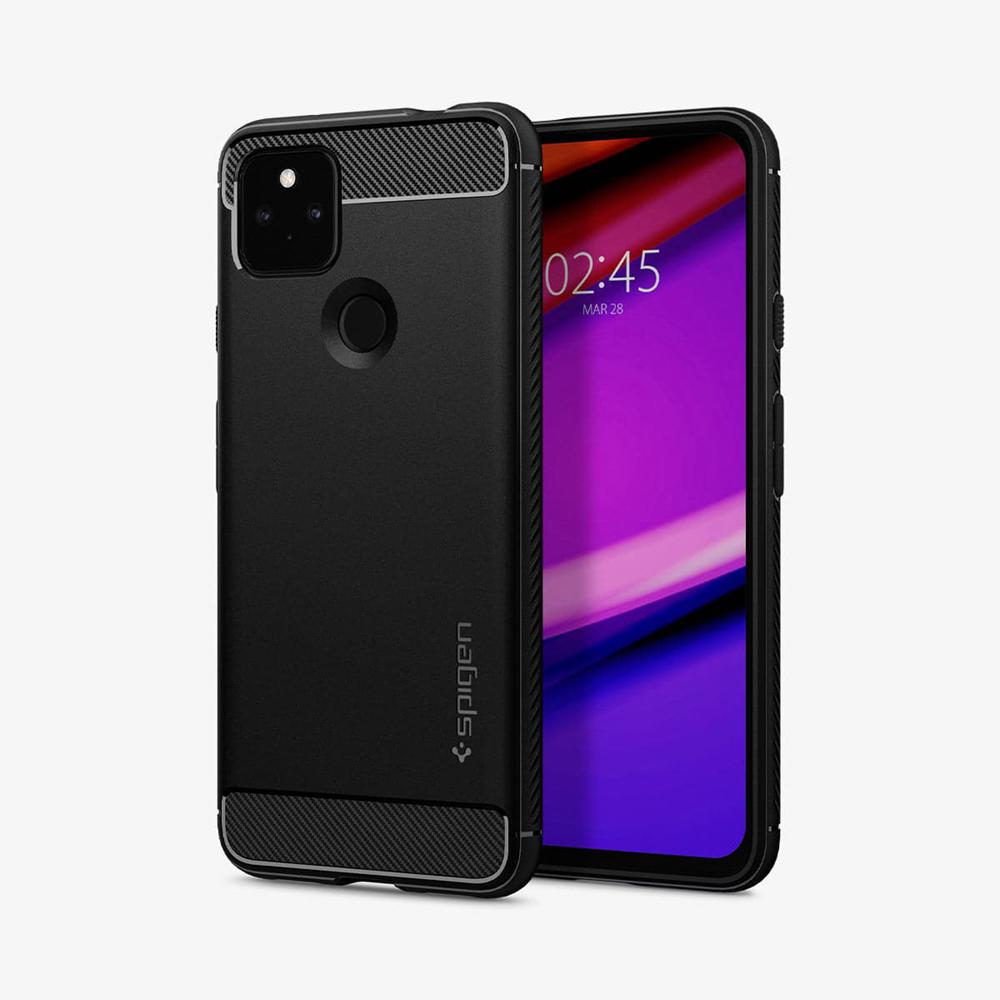 Spigen Rugged Armor Pixel 5A Case Matte Black | DVCI-80614