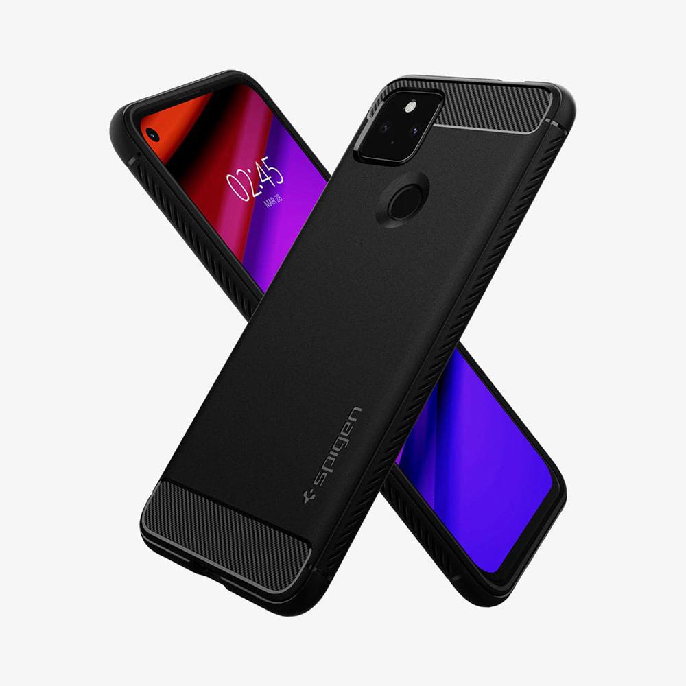 Spigen Rugged Armor Pixel 5A Case Matte Black | DVCI-80614