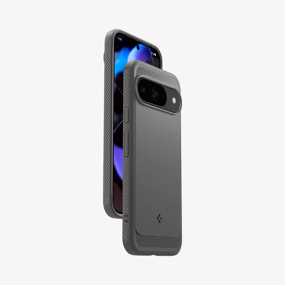 Spigen Rugged Armor Pixel 9 Case Marble Gray | HLRT-34601