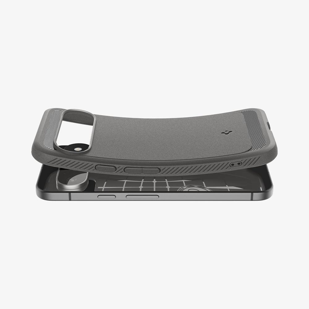 Spigen Rugged Armor Pixel 9 Case Marble Gray | HLRT-34601