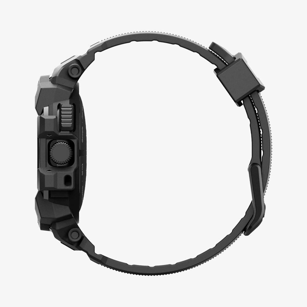 Spigen Rugged Armor Pro Pixel Watch Case + Band Black | BVWT-76150