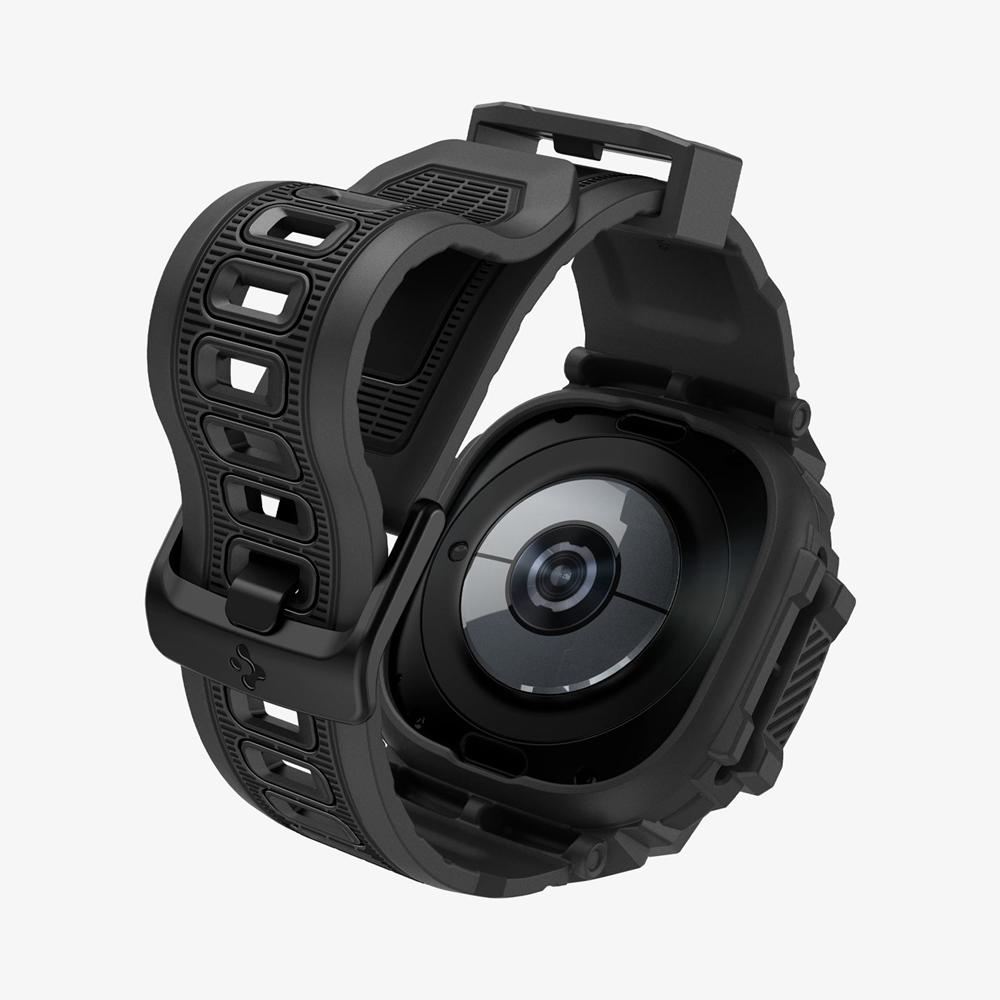 Spigen Rugged Armor Pro Watch Ultra (47Mm) Case + Band Matte Black | GCRV-23641